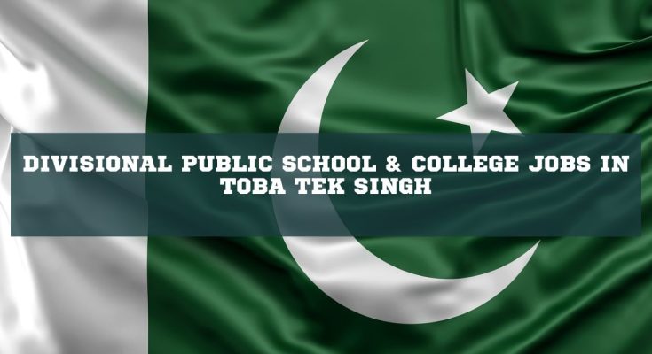 Divisional Public School & College Jobs in Toba Tek Singh