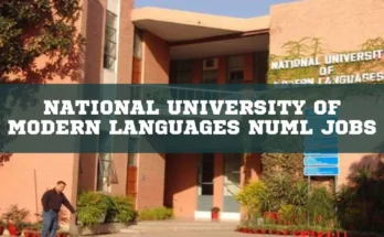 National University of Modern Languages NUML Jobs