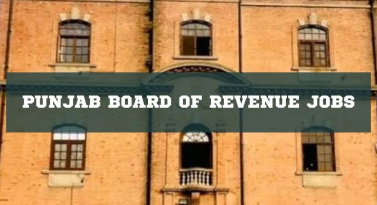Punjab Board of Revenue Jobs