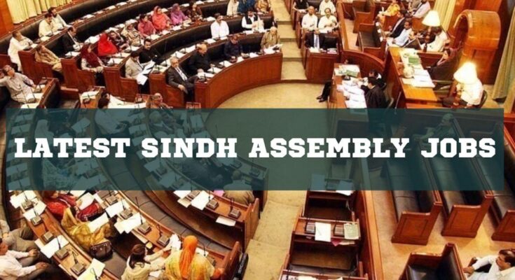 Latest Sindh Assembly Jobs