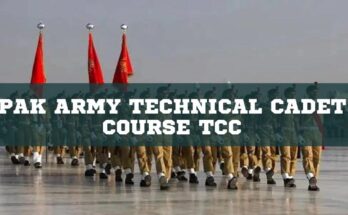Pak Army Technical Cadet Course TCC