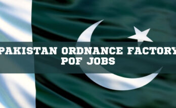 Pakistan Ordnance Factory POF Jobs