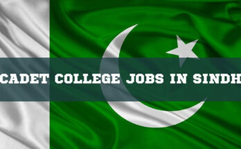 Cadet College Jobs in Sindh