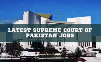 Latest Supreme Court of Pakistan Jobs