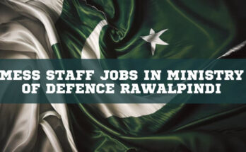 Mess Staff Jobs in Ministry of Defence Rawalpindi