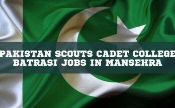 Pakistan Scouts Cadet College Batrasi Jobs in Mansehra